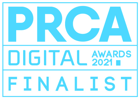 PRCA Digital Awards Finalist Logo
