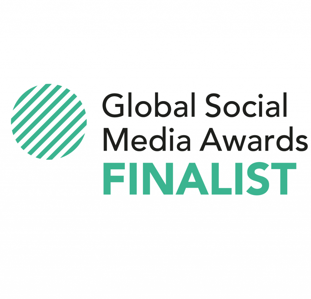 Global social media awards finalist 2021